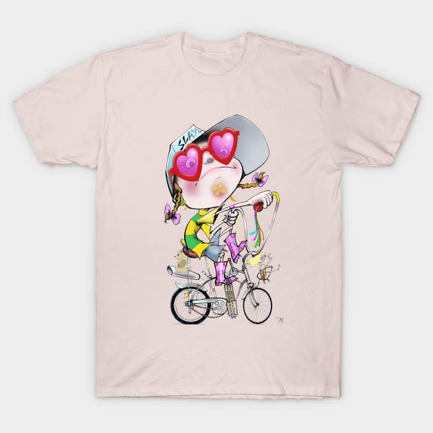 First Bike T-Shirt by IAN TOVEY ILLUSTRATOR